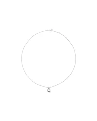 Tapered Dome Pendant Necklace in Sterling Silver