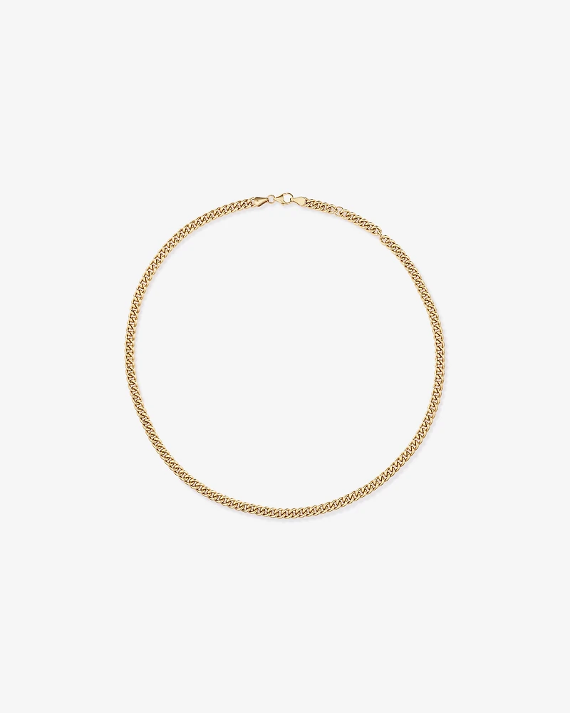 50cm (20") ronde gourmette chaîne en 18ct Vermeil