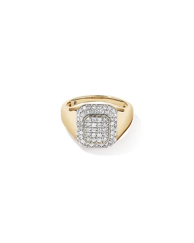1,00 carat de diamants en grappe en or jaune 10 ct