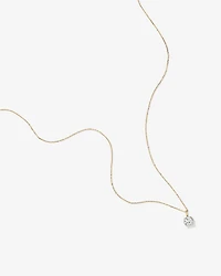 1.00 Carat TW Diamond Solitaire Pendant in 18kt Yellow Gold