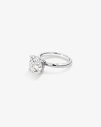4.00 Carat TW Round Brilliant Laboratory-Grown Diamond Solitaire Engagement Ring in Platinum