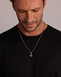 Skull Pendant in Sterling Silver