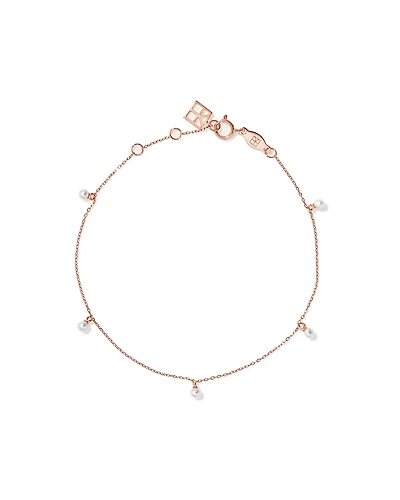 Micro Cultured Freshwater Pearl Bracelet in 10kt in Rose Gold