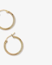18mm Hoop Earrings in 10kt Yellow Gold
