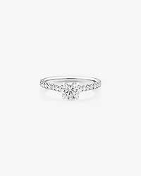 Engagement Ring with 1 1/4 Carat TW of Diamonds in 14kt White Gold