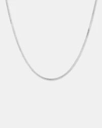45cm (18”) 2mm-2.5mm Width Herringbone Chain 10kt Yellow Gold