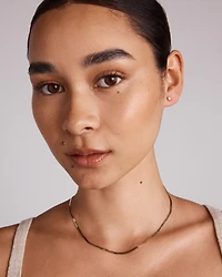 0,50 Carat TW Boucles d'oreilles puces solitaires en or jaune 18kt