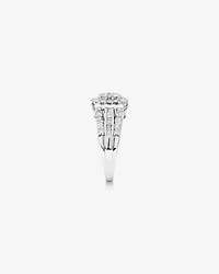 Engagement Ring with 1.50 Carat TW of Diamonds in 14kt White Gold