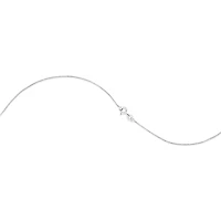 Heart Pendant with Diamond in Sterling Silver