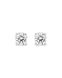 1.00 Carat TW Canadian Diamond Solitaire Stud Earrings in 18kt White Gold