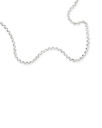 50cm (20") 6.5mm-7mm Width Belcher Chain in Sterling Silver