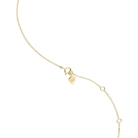 Collier Barre avec 0,10 carat TW de diamants en or jaune 10kt