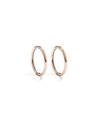 12mm Sleepers 10kt Rose Gold