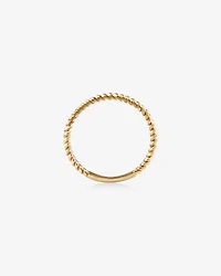 Bague torsadée en or jaune 10 K