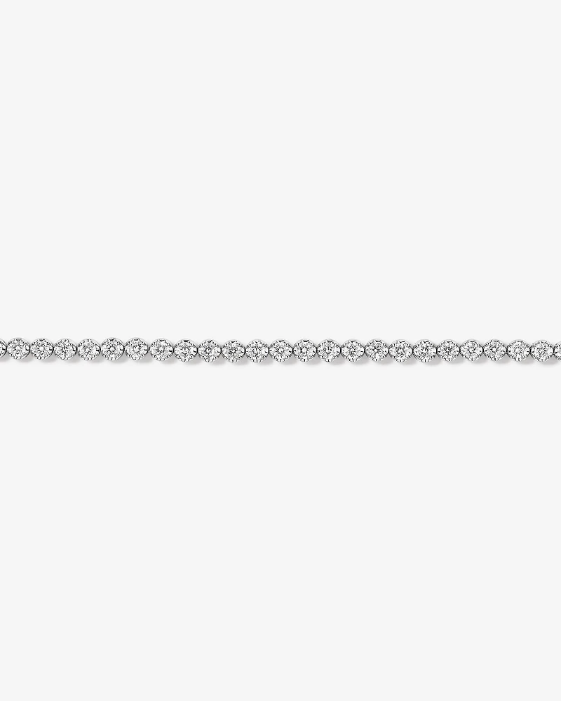 Bracelet de tennis en diamant cultivé en laboratoire de 4,00 carats en or 10 carats