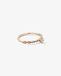 0.17TW Round Brilliant Laboratory-Grown Diamond Promise Ring 10kt Gold