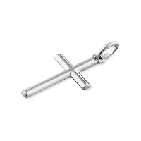Cross Pendant in 10kt White Gold