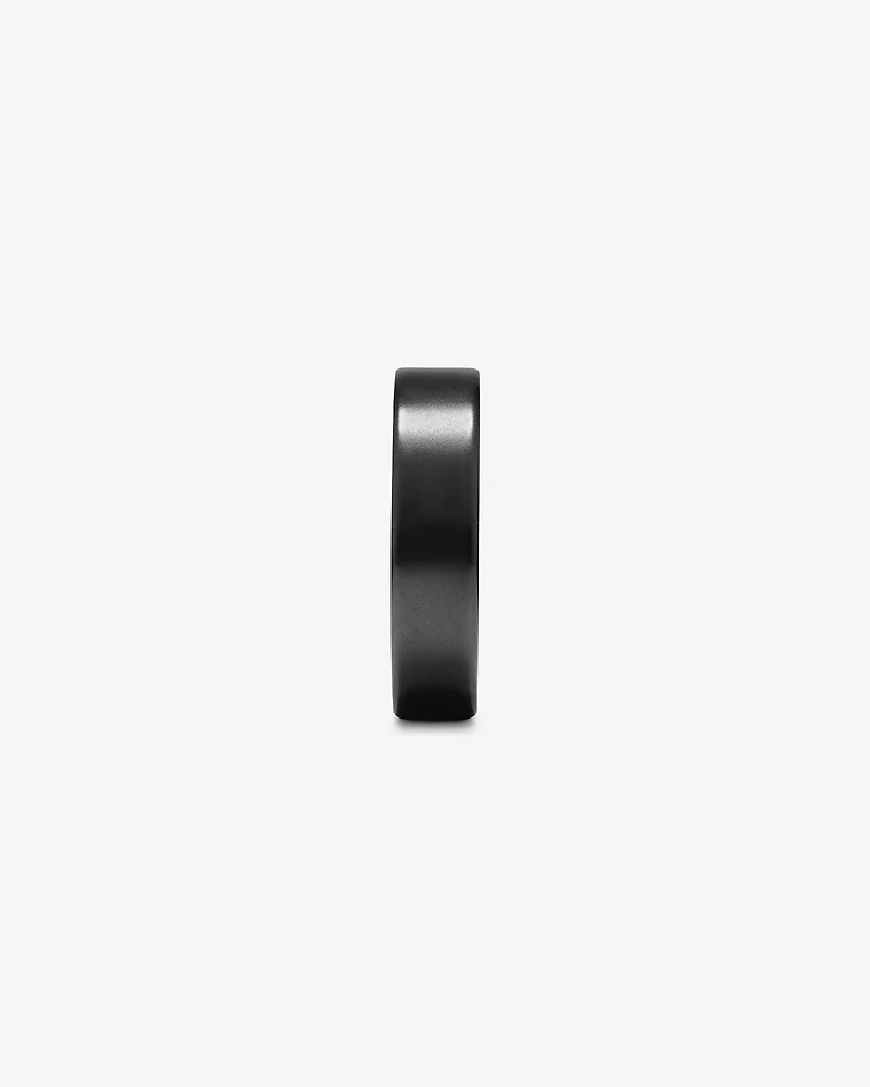 Bague en titane noir