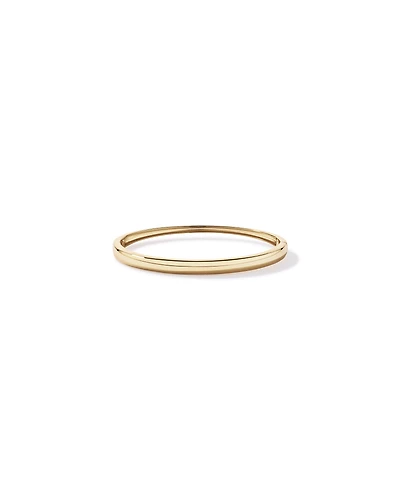 Polished Hinge Bangle in 18kt Vermeil