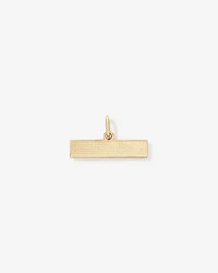 Ingot Pendant in 10kt Yellow Gold