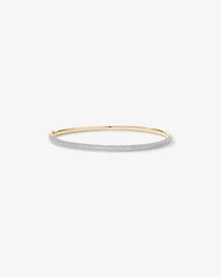 Bracelet à charnière Pavé en Vermeil 18 nœuds