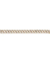 3.30 Carat TW Diamond Set Cuban Link Bracelet in 10kt Yellow and White Gold
