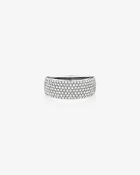 Diamond Pave Ring with 1.00 Carat TW Diamond in 10kt White Gold