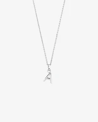 A Initial Pendant in Sterling Silver