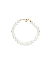 Cultured Freshwater Pearl Bracelet in 10kt Yellow Gold