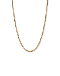 50cm (20") ronde gourmette chaîne en 18ct Vermeil
