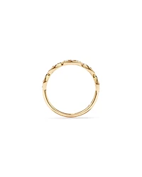 0.20TW Diamond Twist Wedding Band 14kt Yellow Gold
