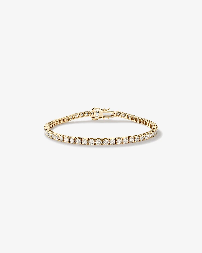 4.92 Carat TW Diamond Tennis Bracelet in 10kt Yellow Gold