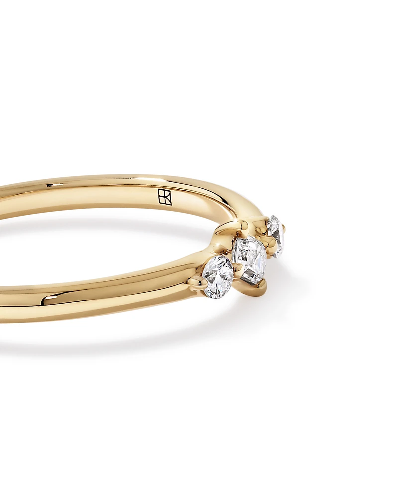 0.15TW Lab Diamond Stacker Ring 10kt Gold
