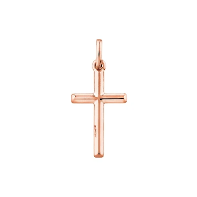 Cross Pendant in 10kt Rose Gold