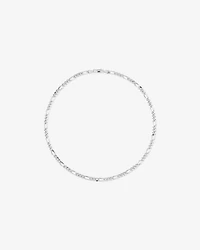 55cm (22") 5.75mm Width Figaro Chain Necklace in Sterling Silver