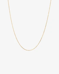 Chaîne à maillons gourmette de 50 cm en or jaune 10 K