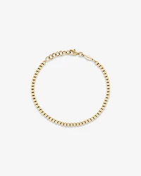 19cm (7.5") 2.5mm-3mm Width Bead Bracelet in 10kt Yellow Gold