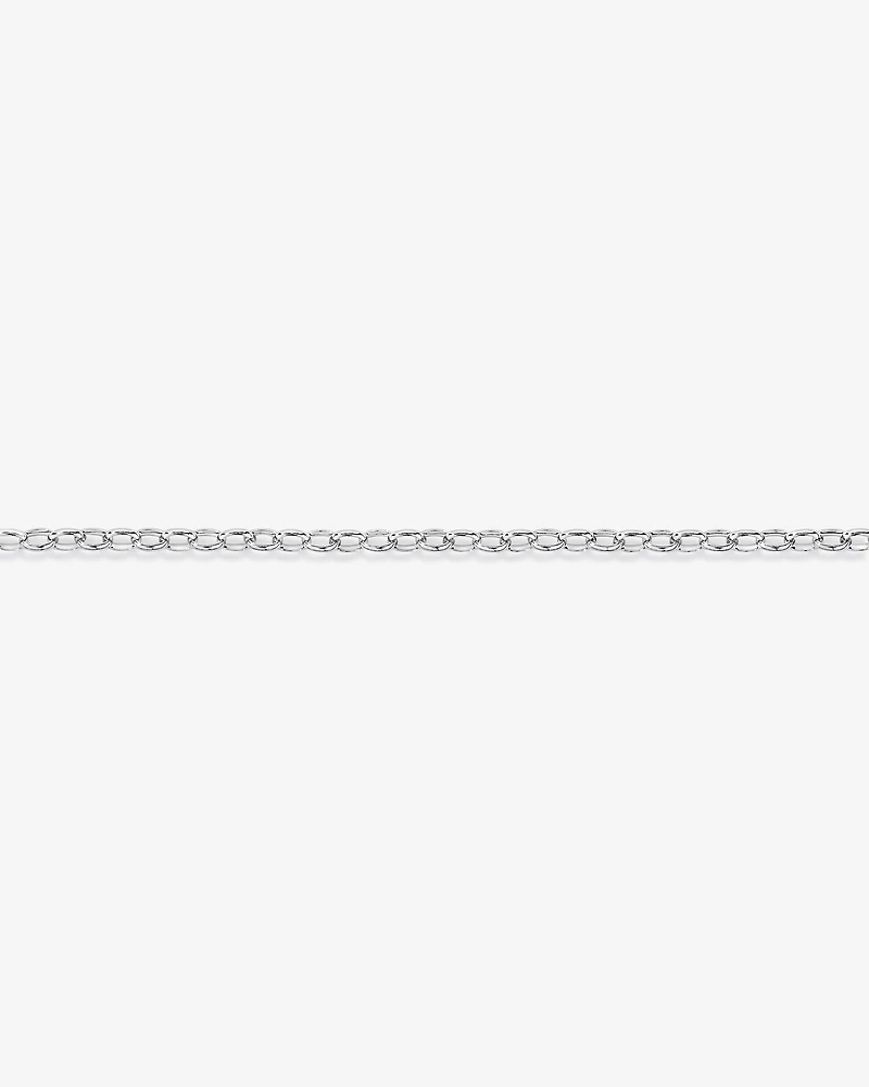 Round Belcher Bracelet in Sterling Silver