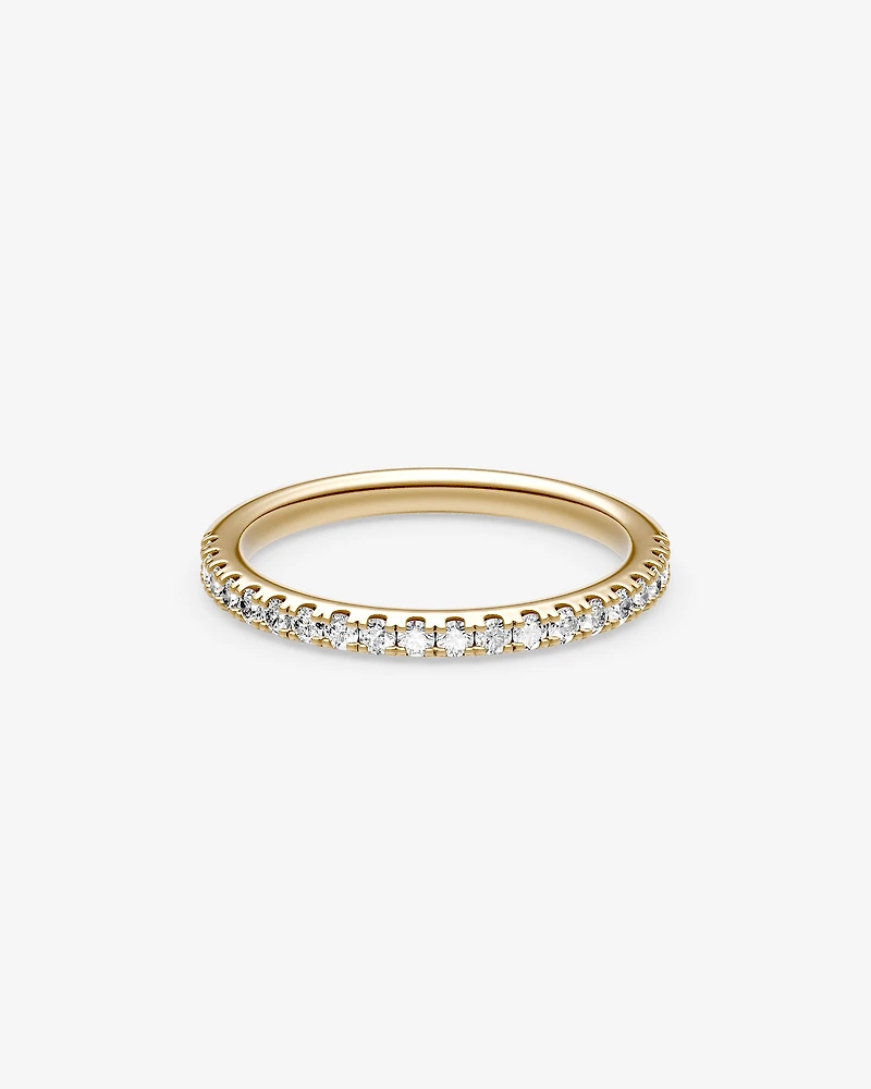 Wedding Band with 0.34 Carat TW of Diamonds in 14kt Yellow Gold