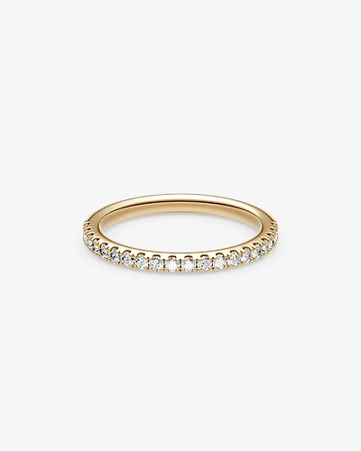 Wedding Band with 0.34 Carat TW of Diamonds in 14kt Yellow Gold