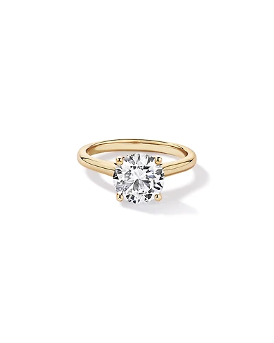 2.32TW Round Brilliant Laboratory-Grown Diamond Solitaire Ring 14kt Yellow Gold