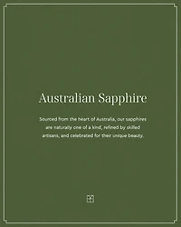 Australian Sapphire & 0.12 Carat TW Diamond Alternating Ring 10kt Gold