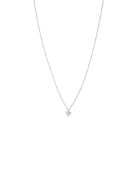 Open Wing Dragonfly Pendant Necklace in Sterling Silver