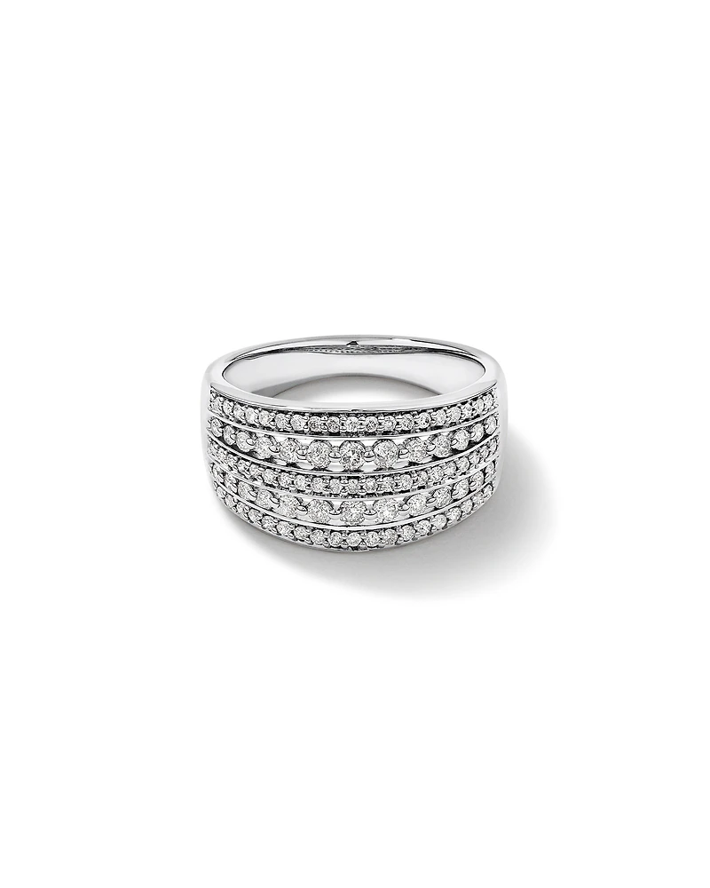 Bague TW Infinite Diamonds 0,70 carat en or blanc 10 carats