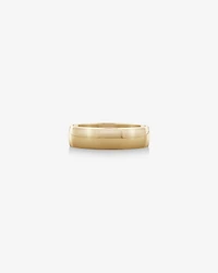 Half Round Wedding Band in 10kt Yellow Gold