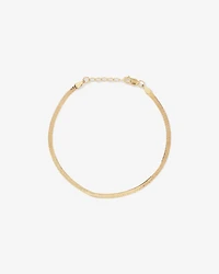 19cm (7.5") 2mm-2.5mm Width Herringbone Bracelet in 10kt Yellow Gold
