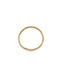 Bague torsadée en or jaune 10 K