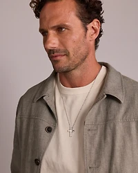 Pendentif croix en argent sterling