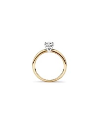0.70 Carat TW Round Brilliant Laboratory-Grown Diamond Solitaire Engagement Ring 14kt Yellow and Gold