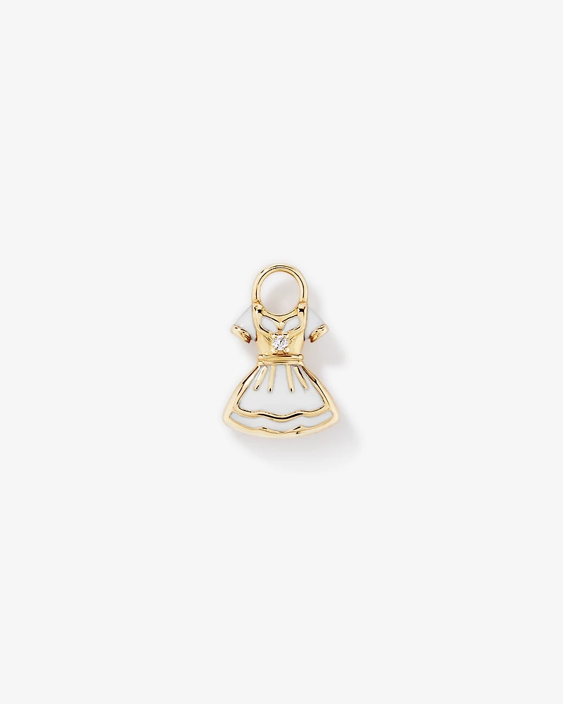 Dirndl Earring Charm in 18kt Vermeil